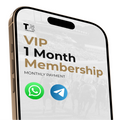 VIP Membership – 1 Month