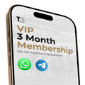 VIP Membership – 3 Months (Save 20%)